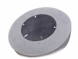 Macrete Precast Concrete Encasement complete with Circular Ductile Iron Cover