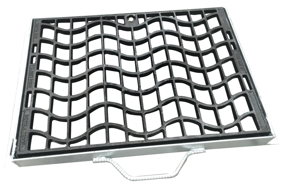 Precast Concrete Ductile Iron Wave Grate - Macrete Precast Concrete Ductile Iron Wave Grate - Macrete
