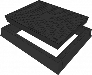 Macrete Single Part Ductile Iron Solid Top Cover
