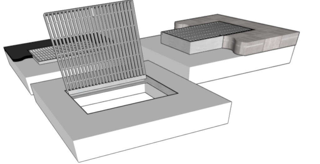 Macrete Galvanised Steel Grate Options – Installation Macrete Galvanised Steel Grate Options – Installation